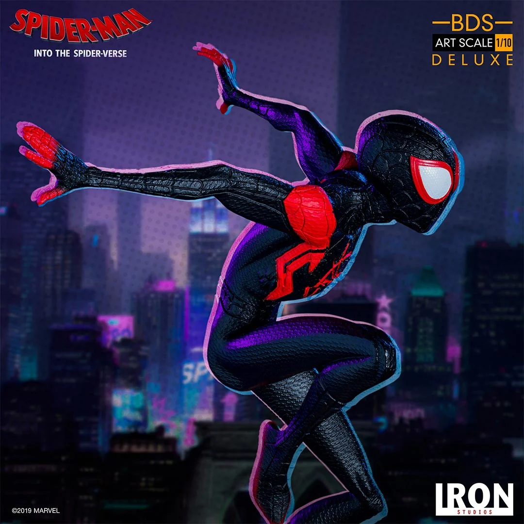 Statue Miles Morales - Spider-Man: Into the Spider-Verse - Bds Art Scale 1/10 - Iron Studios - Image 5