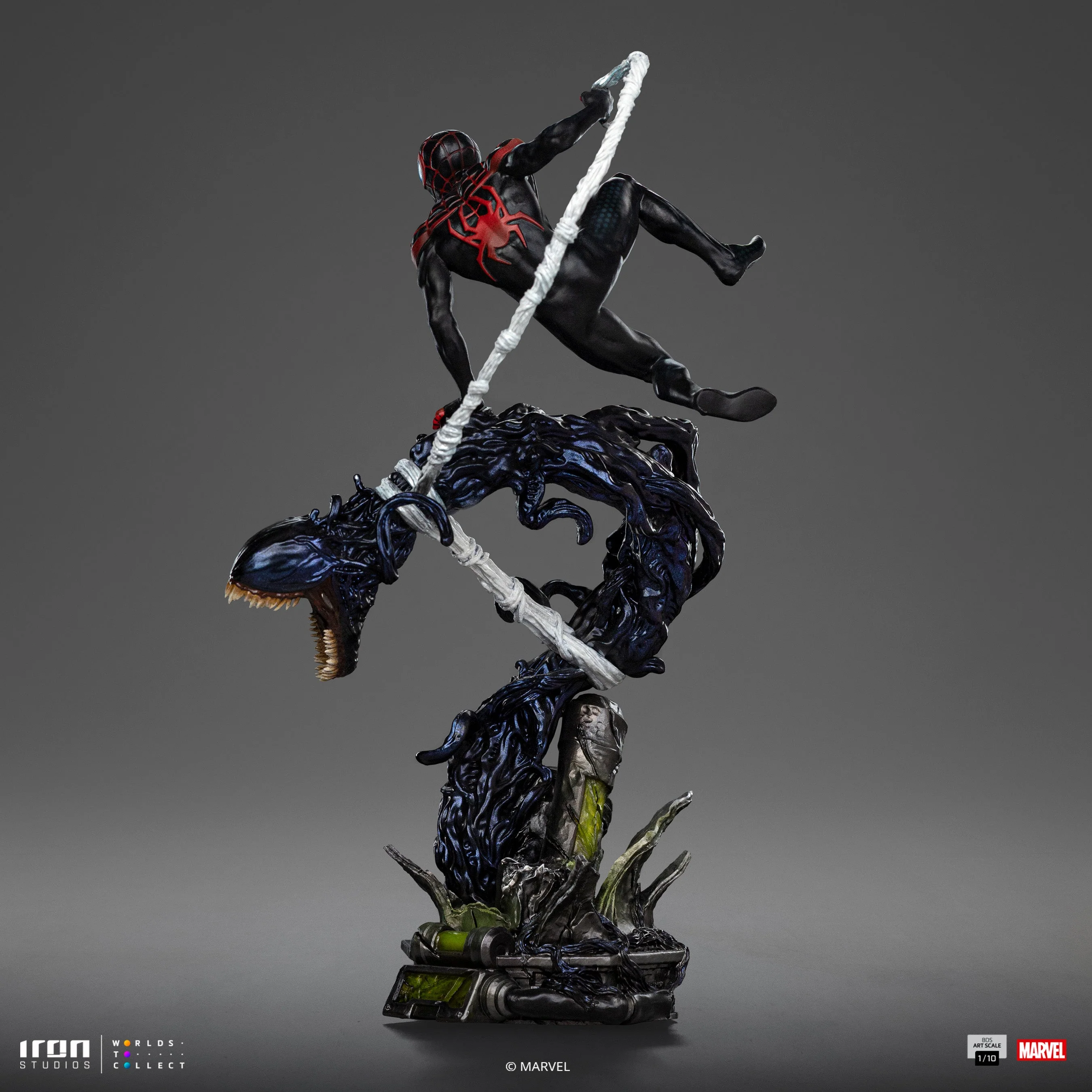 Miles Morales - Spider-Man vs Villains Diorama - BDS Art Scale 1/10 - Iron Studios - Image 6