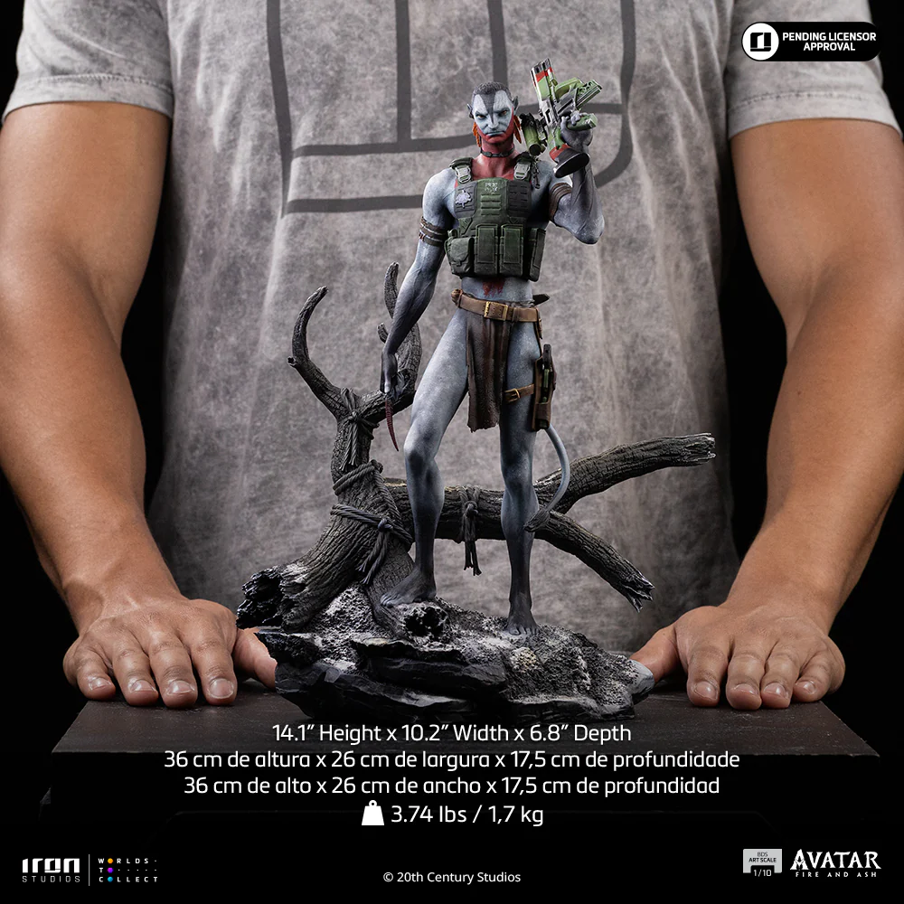 Pre-Order - Statue Miles Quaritch – Avatar 3: Fire and Ash – Art Scale 1/10 – Iron Studios - Image 15