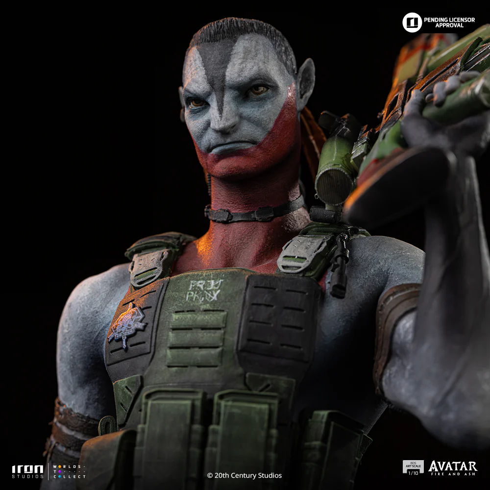 Pre-Order - Statue Miles Quaritch – Avatar 3: Fire and Ash – Art Scale 1/10 – Iron Studios - Image 7
