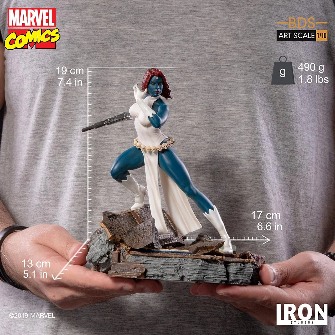 Statue Mystique - X-Men (Marvel Comics Series 5) - Bds Art Scale 1/10 - Iron Studios - Image 5