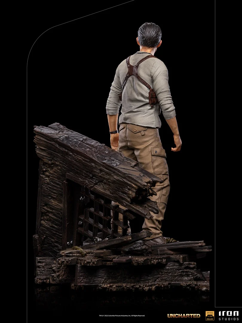 Nathan Drake Deluxe  Uncharted (Movie)  Art Scale 1/10  Iron Studios - Image 7