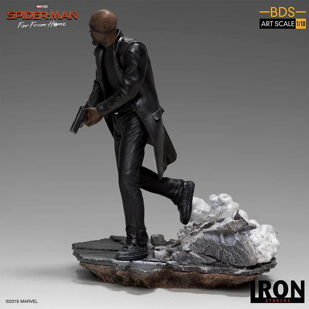 Statue Nick Fury - Spider-Man: Far From Home - Bds Art Scale 1/10 - Iron Studios - Image 4