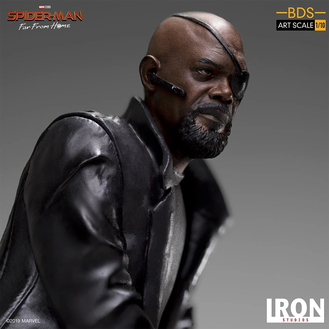 Statue Nick Fury - Spider-Man: Far From Home - Bds Art Scale 1/10 - Iron Studios - Image 6