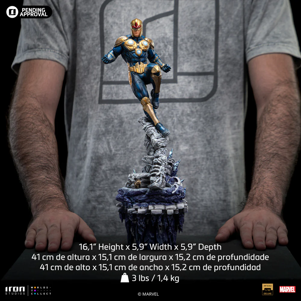 Nova Deluxe Infinity Gauntlet Diorama BDS Art Scale 1/10 Iron Studios - Image 12