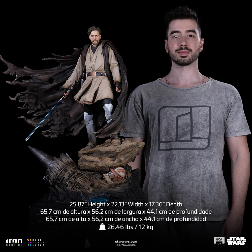 Pre-Order - Statue Obi-Wan (Signatures) – Star Wars – Legacy Replica 1/4 – Iron Studios - Image 28
