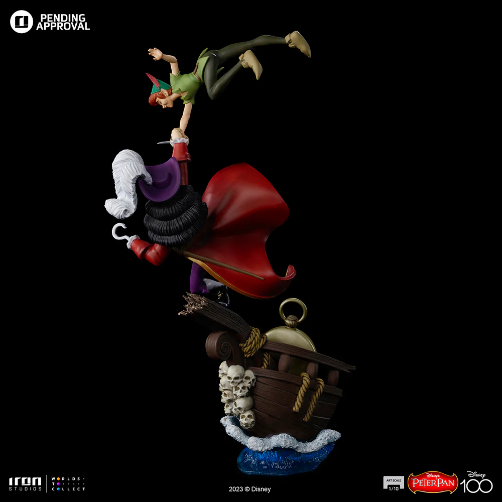 Peter Pan vs Hook - Disney 100th - Peter Pan - Art Scale 1/10 - Iron Studios - Image 6