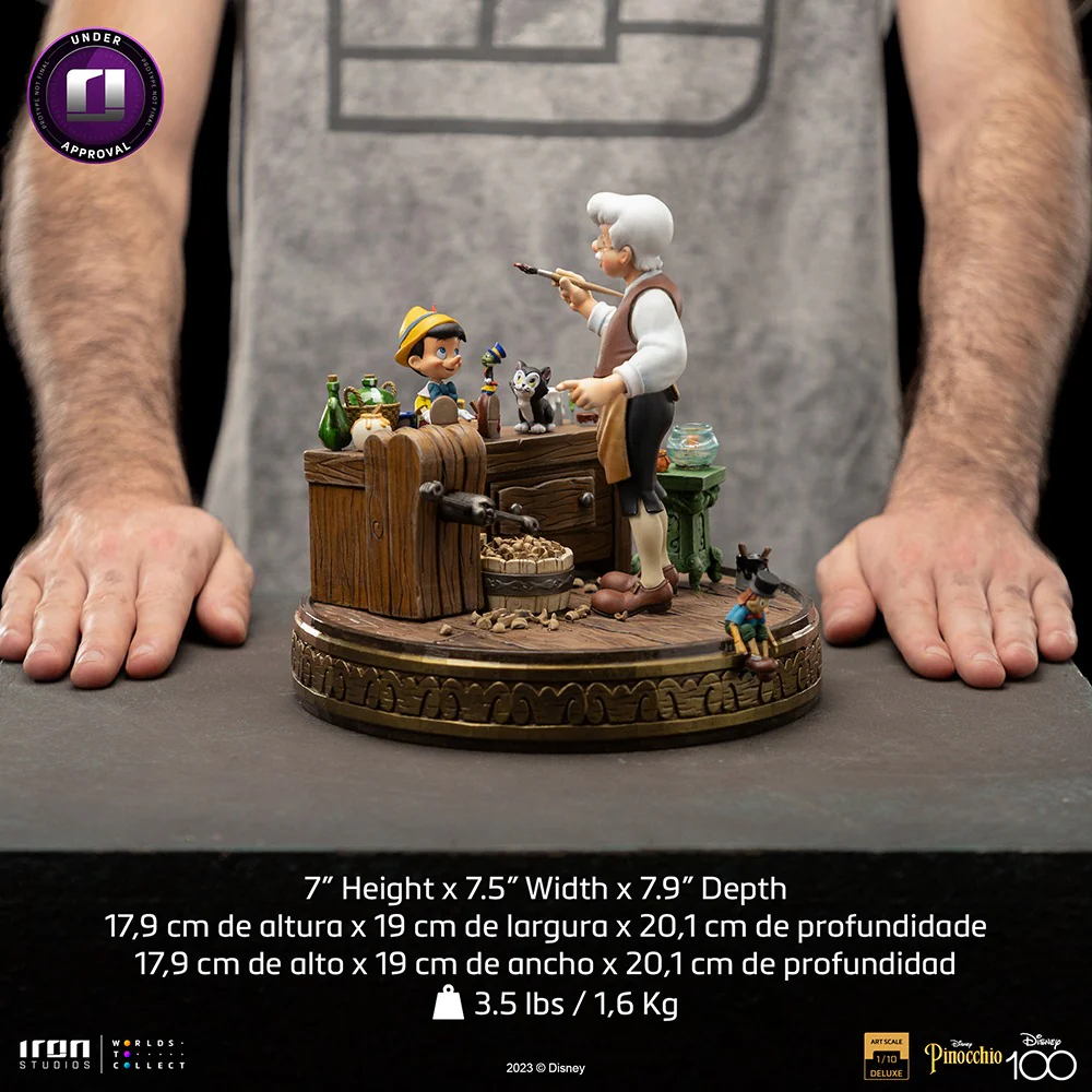 Pinocchio Deluxe - Disney 100th - Pinocchio - Art Scale 1/10 - Iron Studios - Image 7