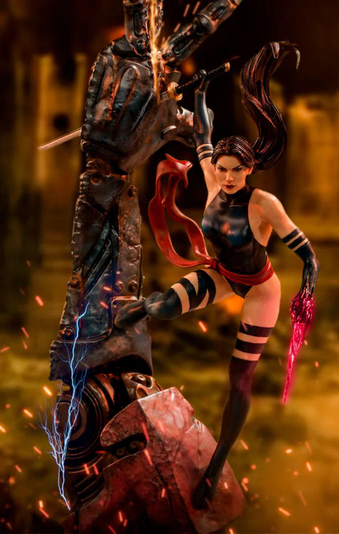 Statue Psylocke - X-men - Marvel Comics - Bds Art Scale 1/10 - Iron Studios - Image 7