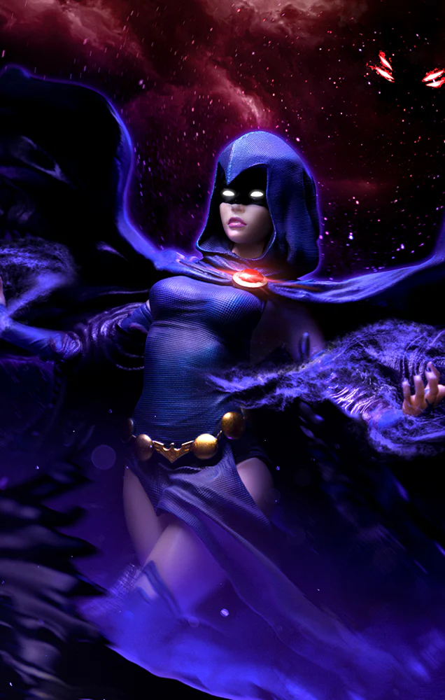 Raven - DC Comics Series #8 - Art Scale 1/10 - Iron Studios - Image 2