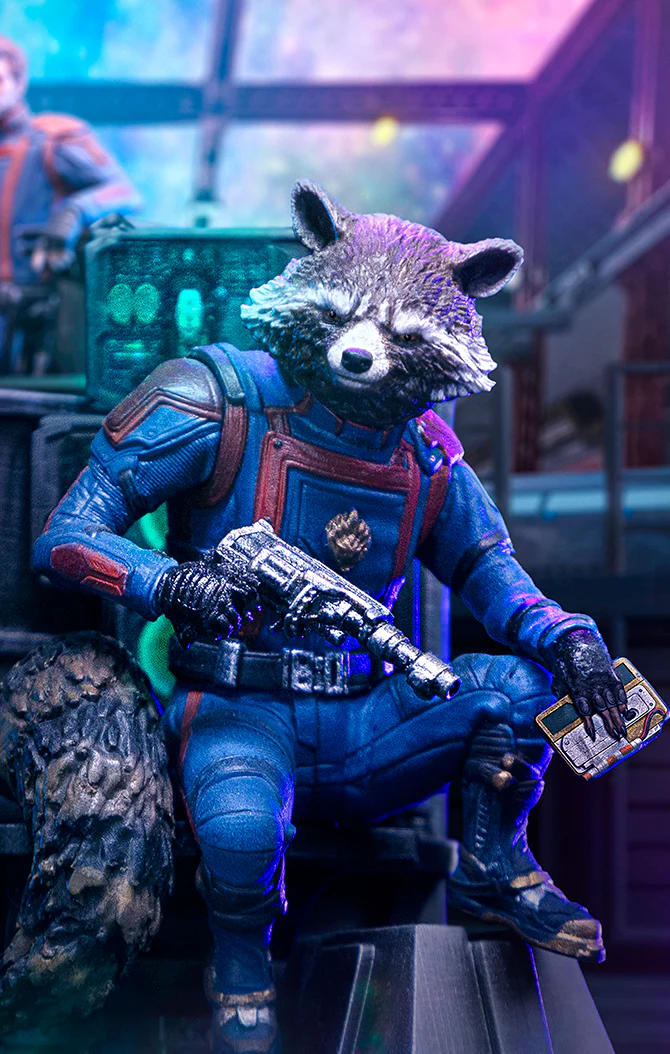 Rocket Raccoon  Guardians of the Galaxy 3  Art Scale 1/10  Iron Studios - Image 2