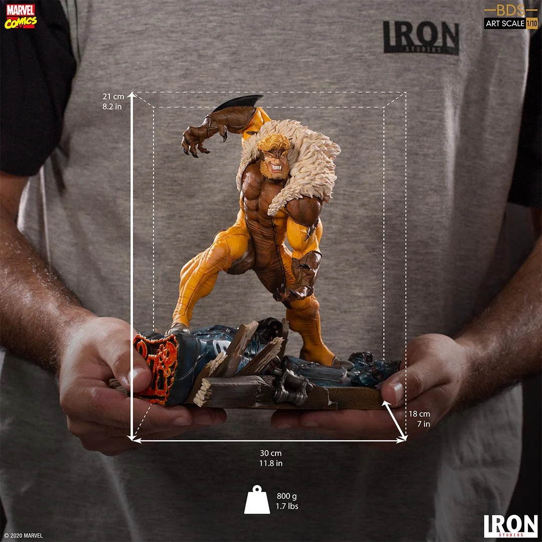 Sabretooth - X-Men - BDS Art Scale 1/10 - Iron Studios - Image 7