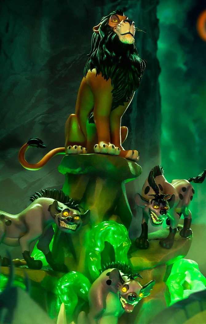 Scar Deluxe Disney 100th The Lion King Art Scale 1/10 Iron Studios - Image 2