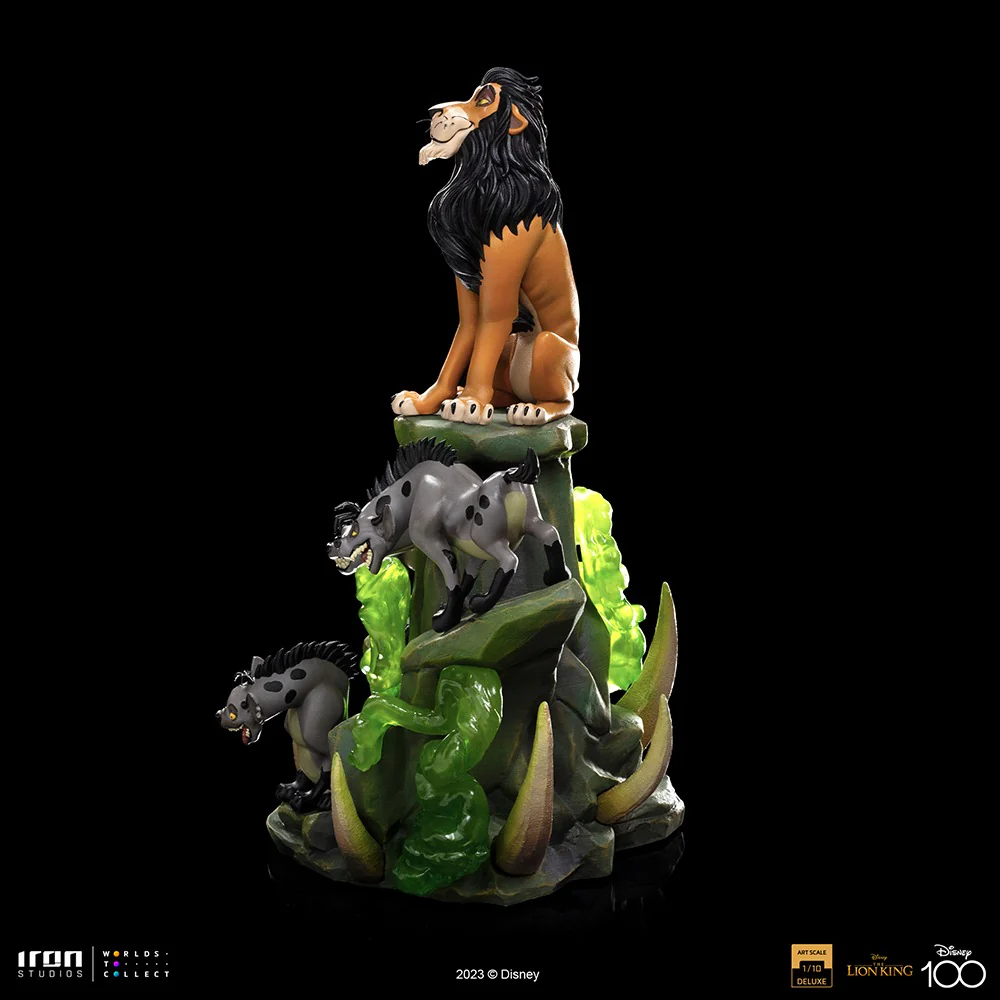 Scar Deluxe Disney 100th The Lion King Art Scale 1/10 Iron Studios - Image 4