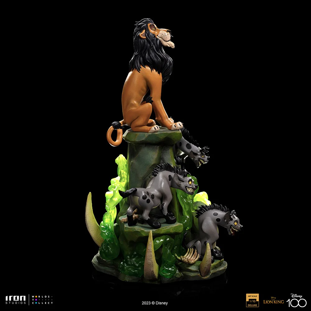 Scar Deluxe Disney 100th The Lion King Art Scale 1/10 Iron Studios - Image 6