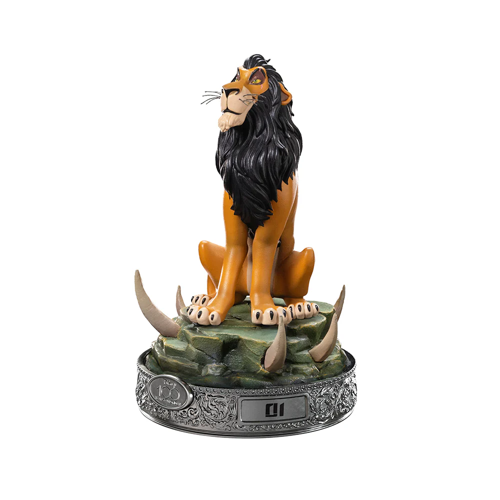 Scar 100 Years Version Disney 100th The Lion King Art Scale 1/10 Iron Studios