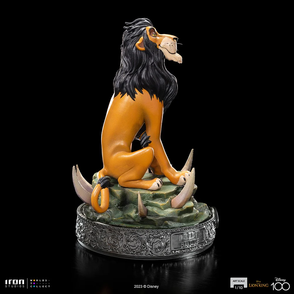 Scar 100 Years Version Disney 100th The Lion King Art Scale 1/10 Iron Studios - Image 6