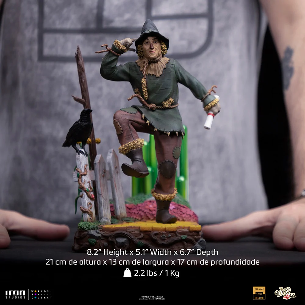 Scarecrow Deluxe - The Wizard of Oz - Art Scale 1/10 - Iron Studios - Image 7
