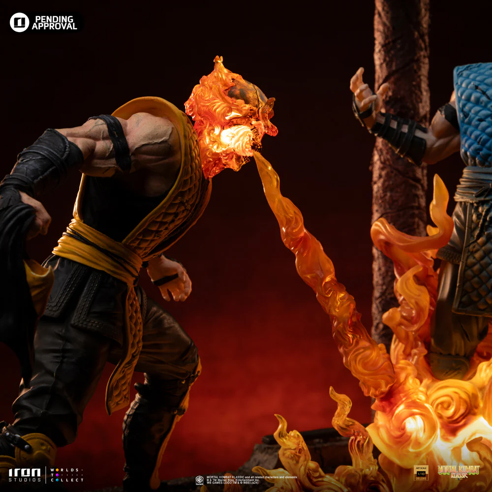 Statue Scorpion Fatality - Mortal Kombat - Deluxe Art Scale 1/10 - Iron Studios - Image 14