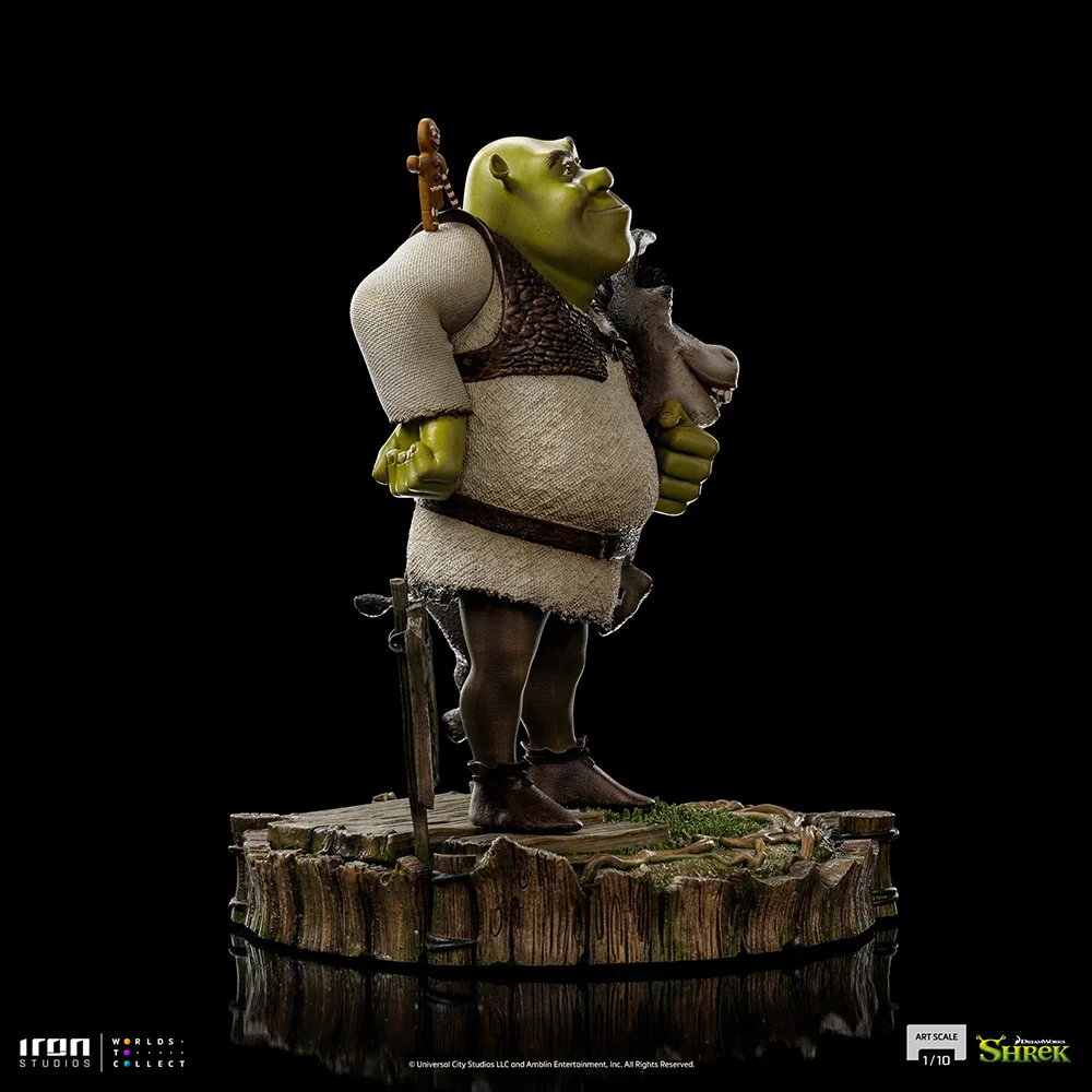 Shrek, Donkey and The Gingerbread Man - Shrek - Art Scale 1/10 - Iron Studios - Image 5