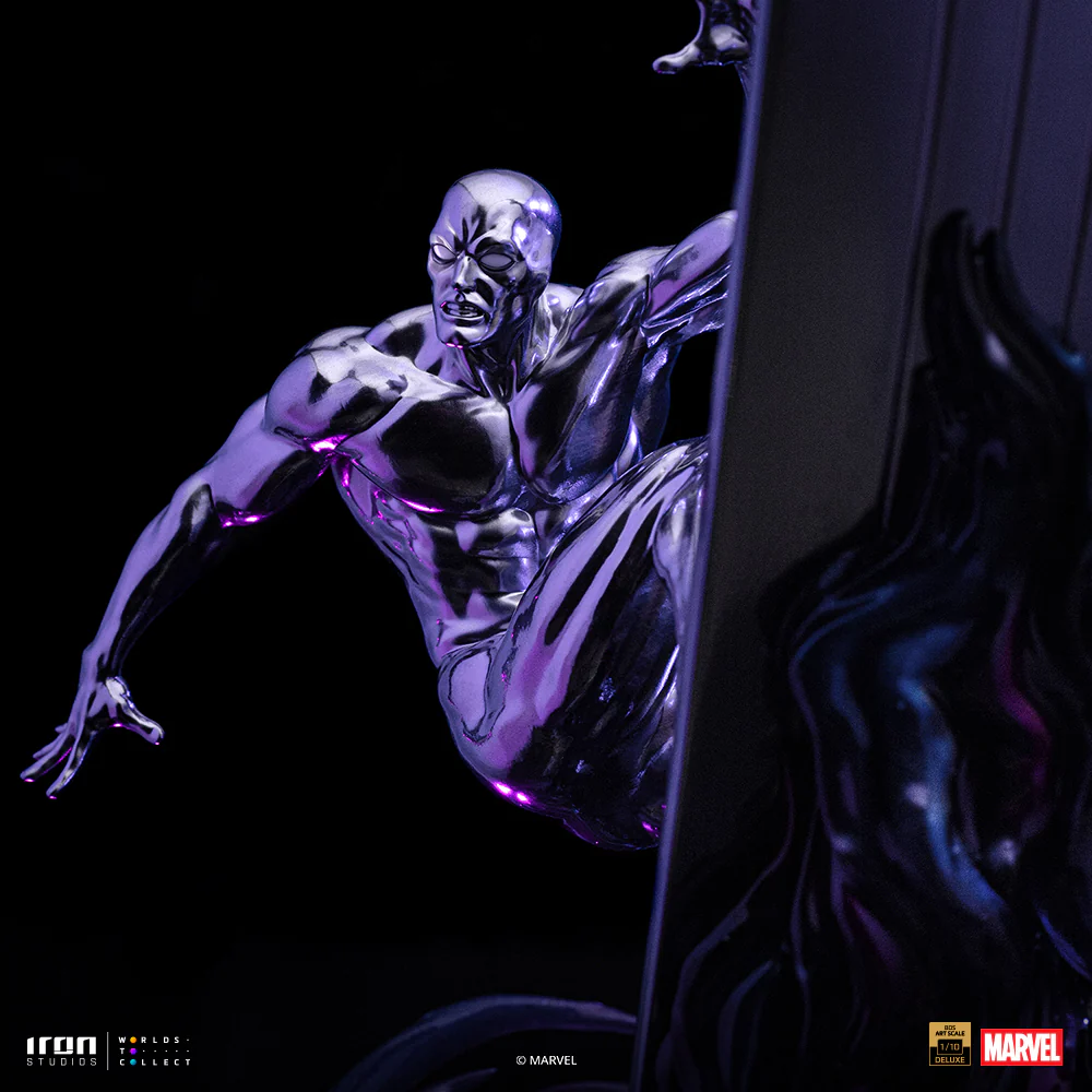 Pre-Order - Statue Silver Surfer Deluxe - Infinity Gauntlet Diorama - BDS Art Scale 1/10 - Iron Studios - Image 11