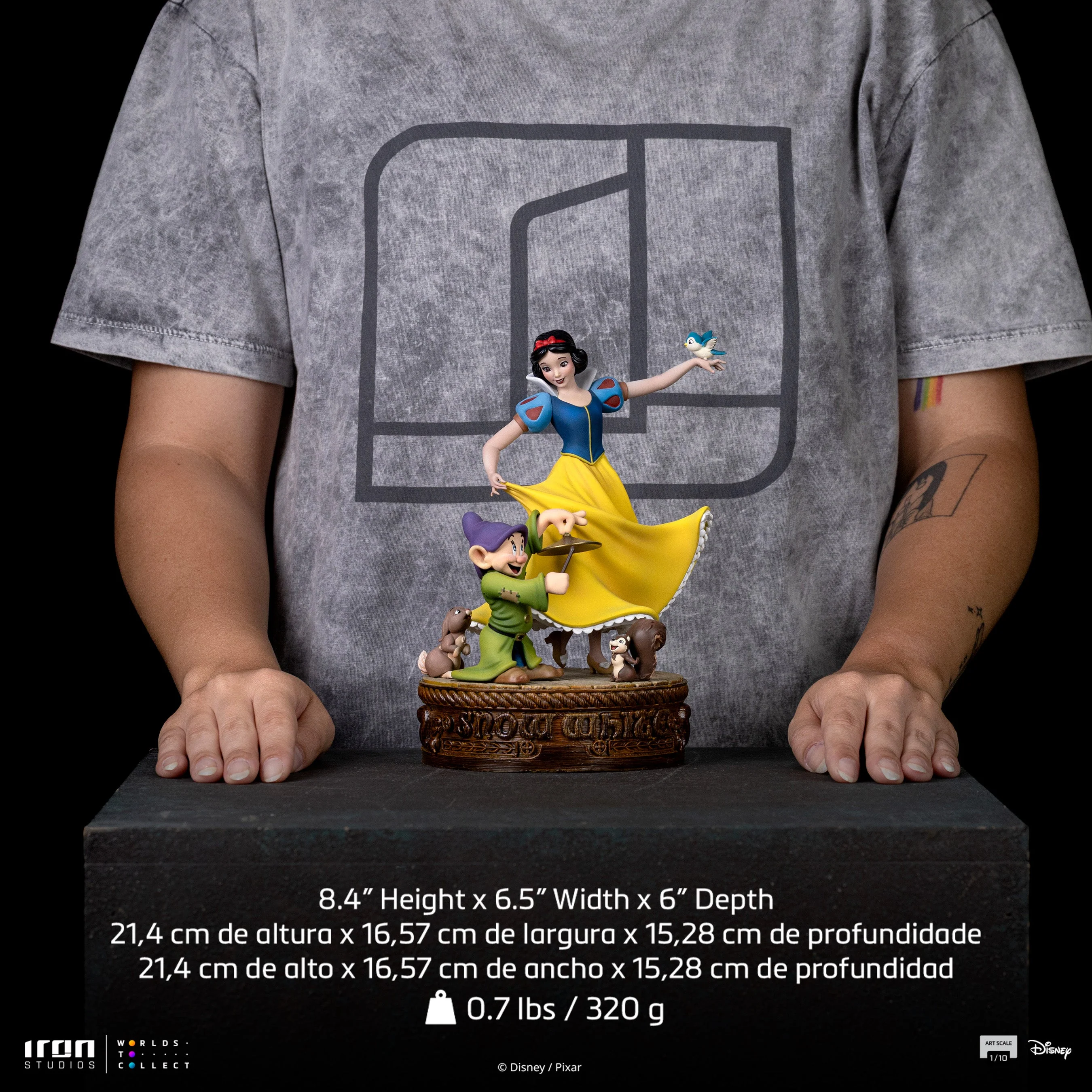 Statue Snow White - Snow White and the Seven Dwarves - Disney Classic - Art Scale 1/10 - Iron Studios - Image 12