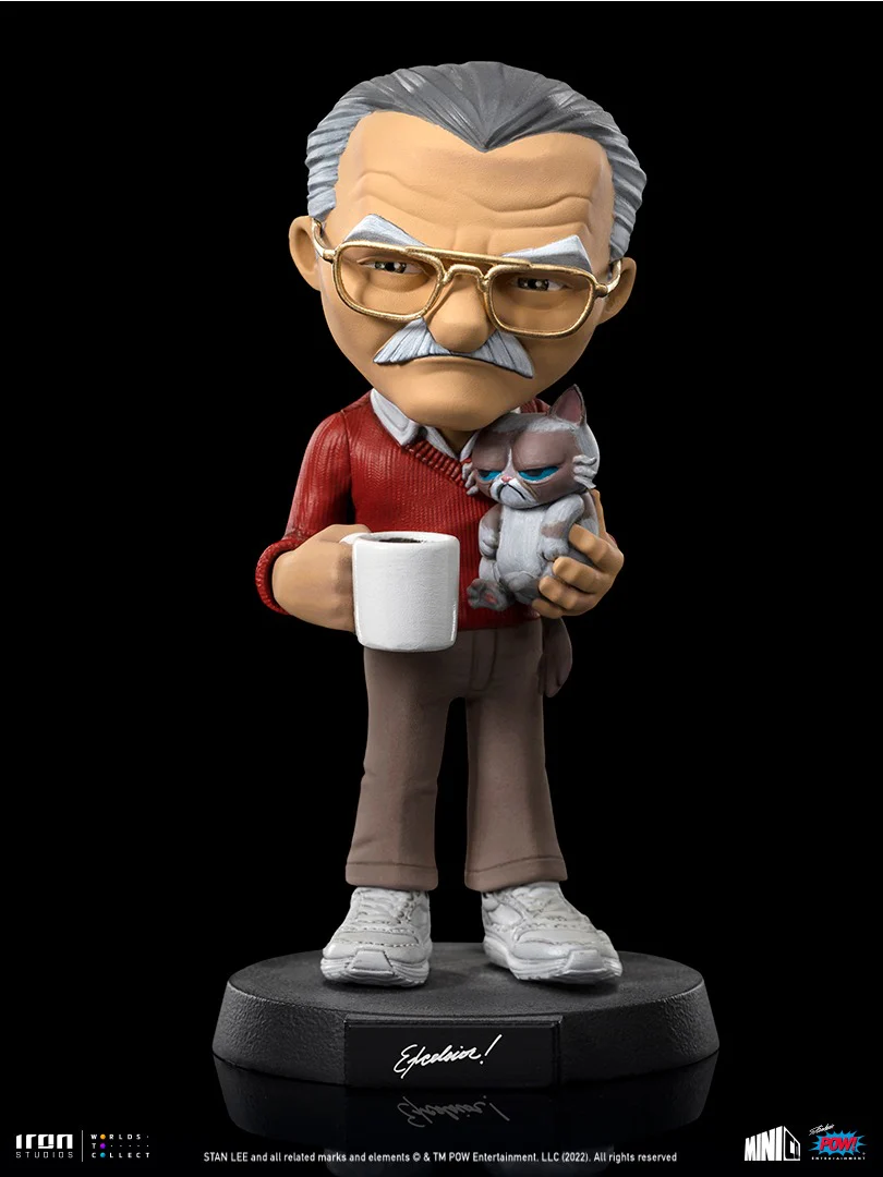 Stan Lee with Grumpy Cat - Pow - Minico - Iron Studios - Image 3