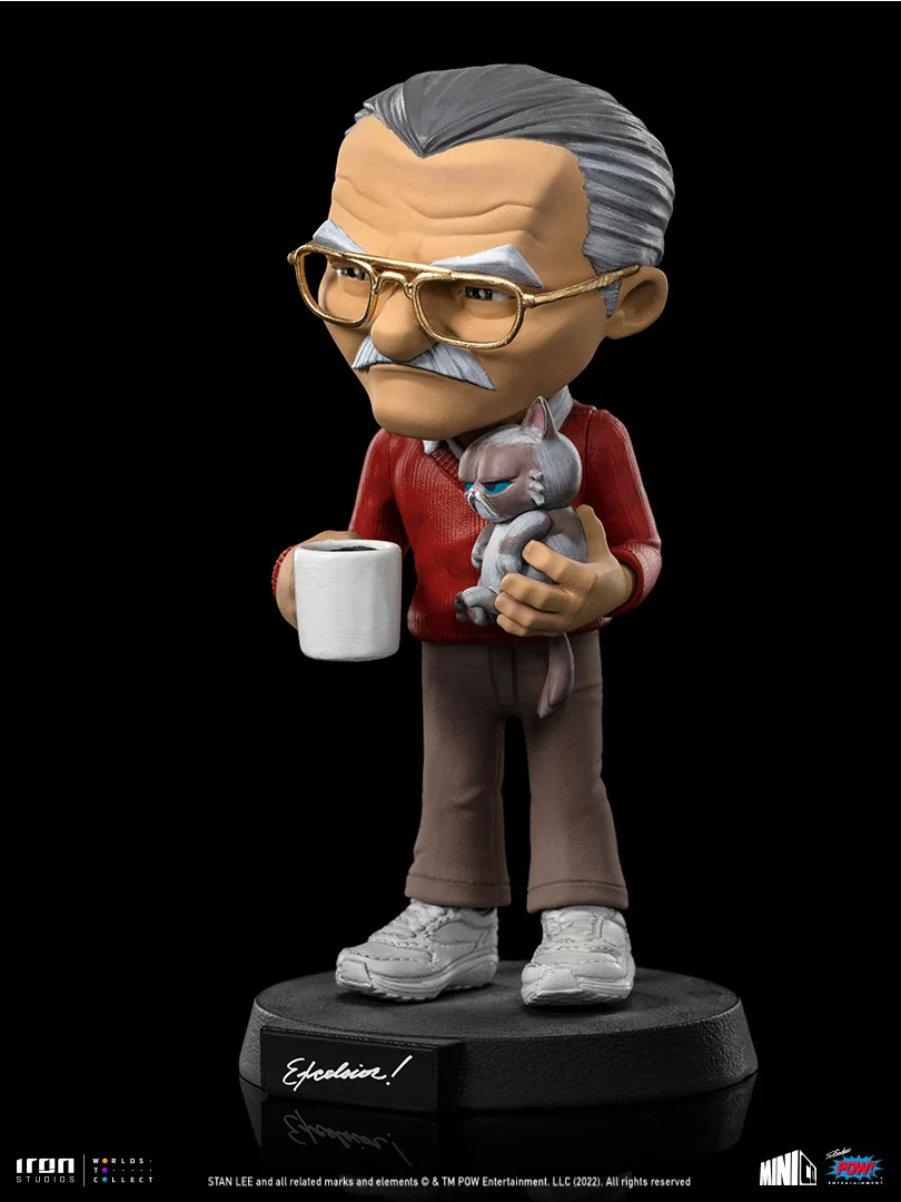 Stan Lee with Grumpy Cat - Pow - Minico - Iron Studios - Image 4