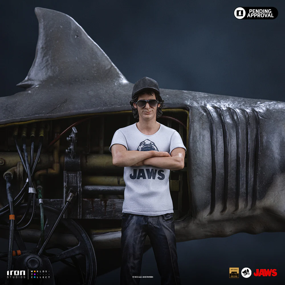 Pre-Order - Statue Steven Spielberg & Jaws 50th Anniversary – Deluxe Art Scale 1/10 – Iron Studios - Image 4