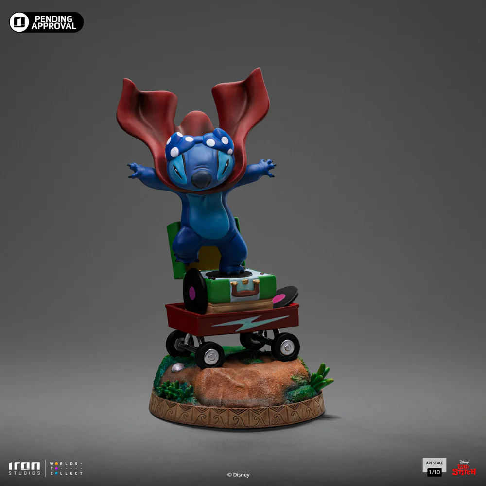 Statue Stitch (Laundry Version) Lilo and Stitch Art Scale 1/10 Iron Studios - Image 2