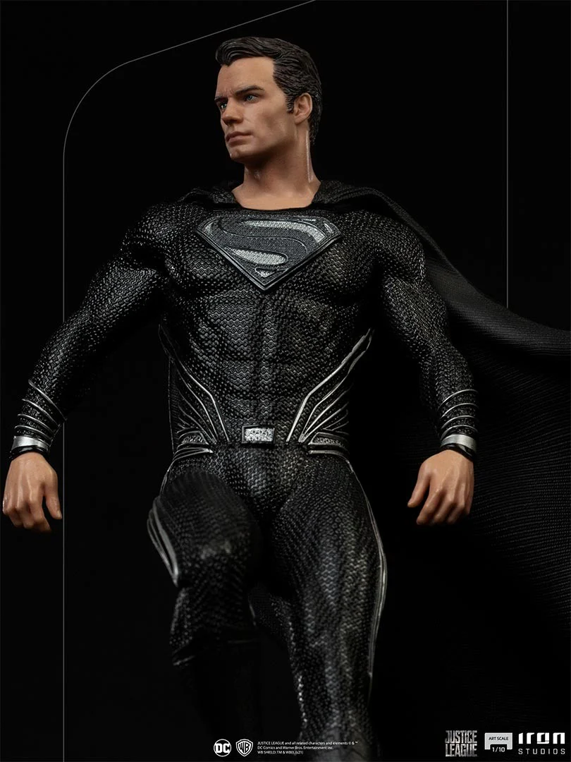 Superman Black Suit - Justice League - Art Scale 1/10 - Iron Studios - Image 6