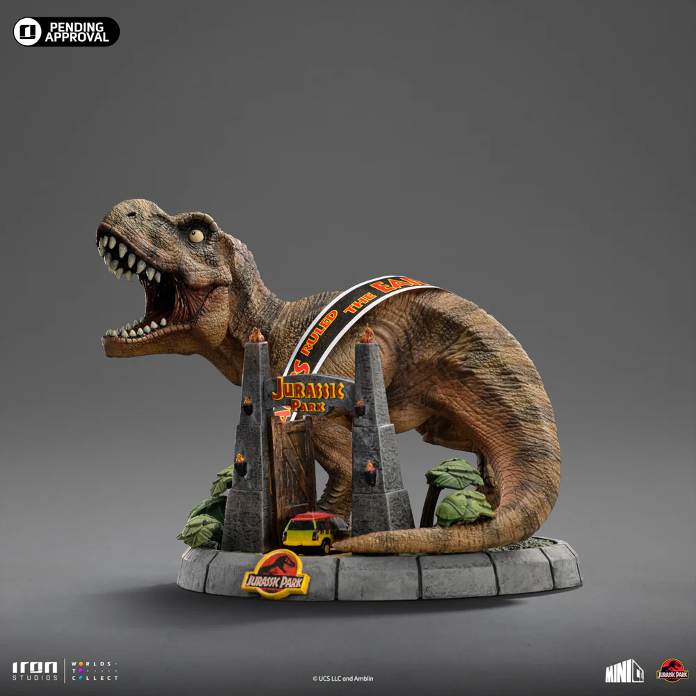 T-Rex Deluxe - Jurassic Park - Minico - Iron Studios - Image 4