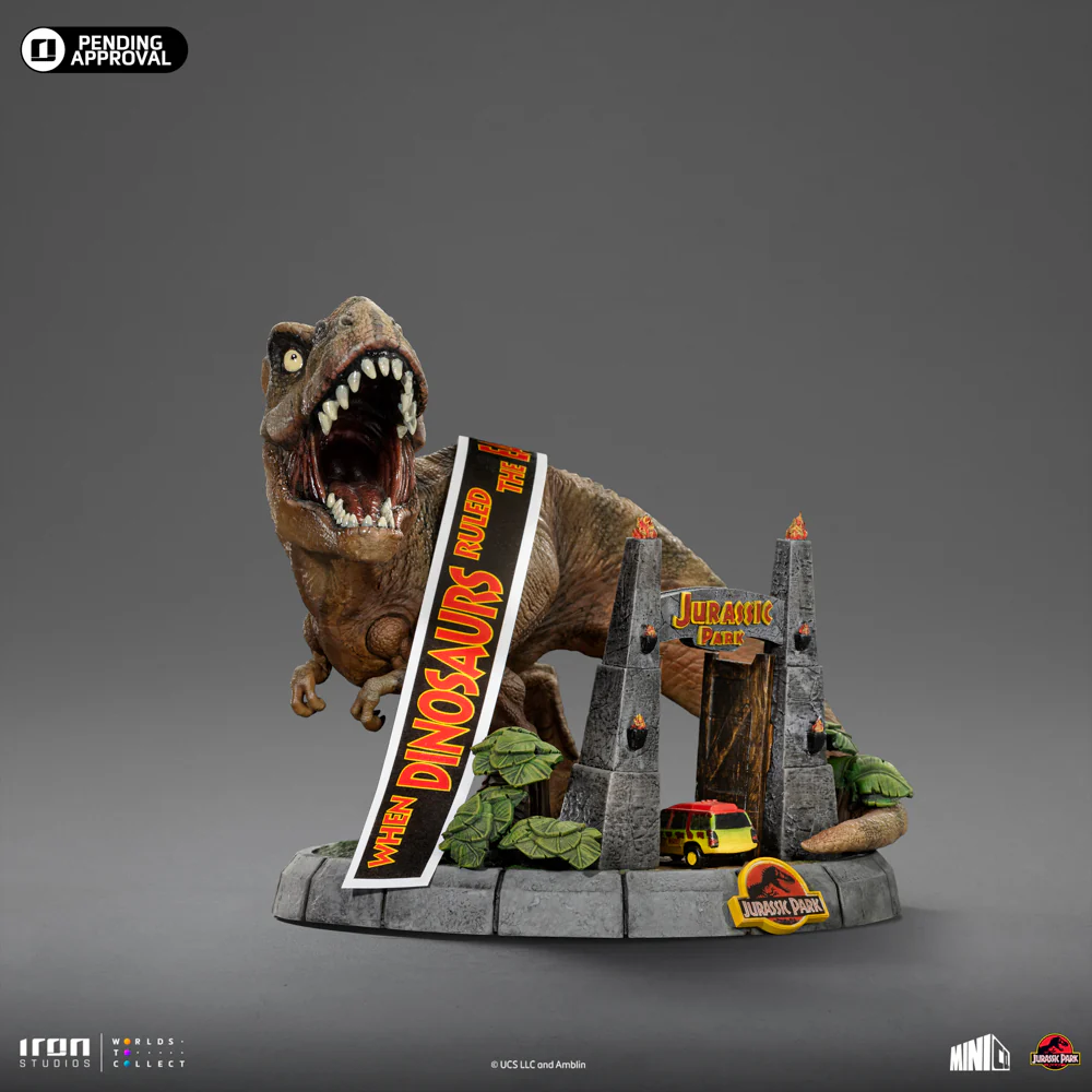 T-Rex Deluxe - Jurassic Park - Minico - Iron Studios - Image 5