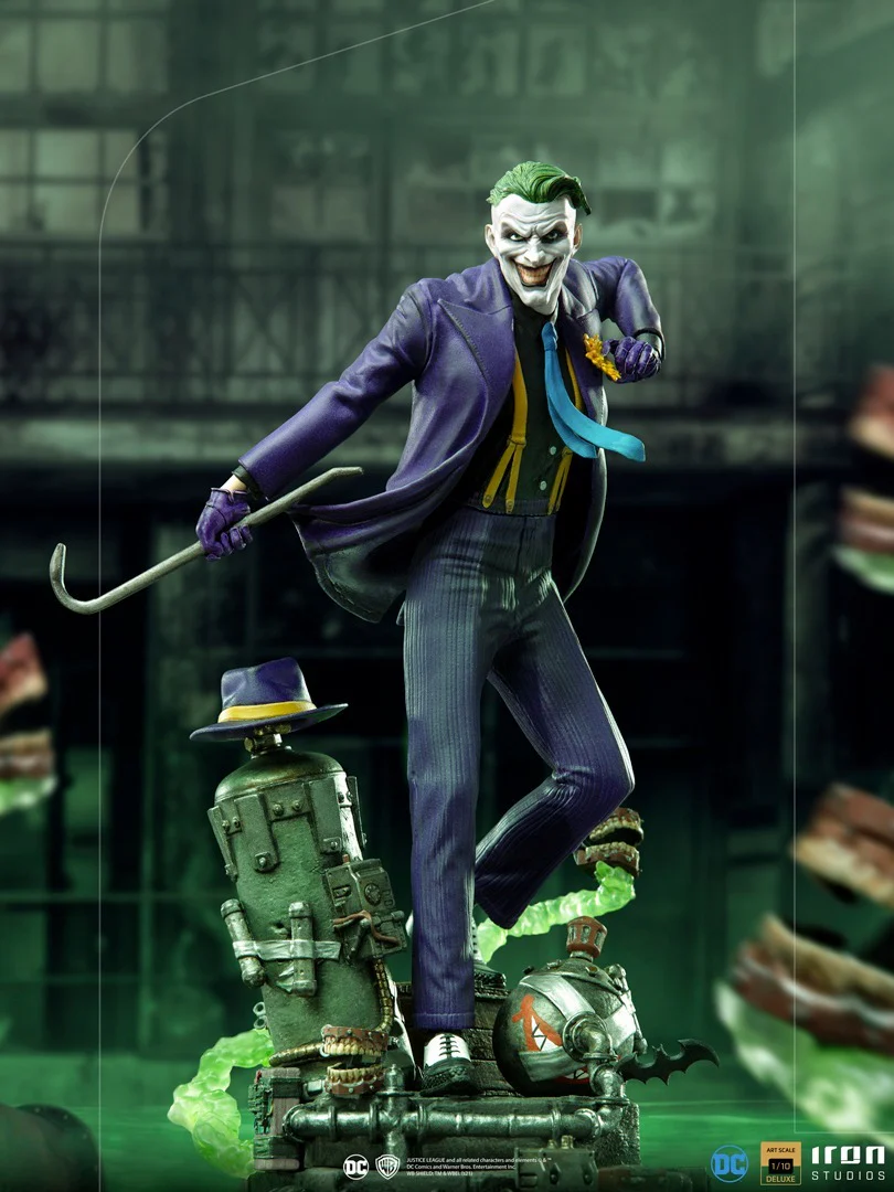 The Joker Deluxe - DC Comics - Art Scale 1/10 - Iron Studios - Image 4