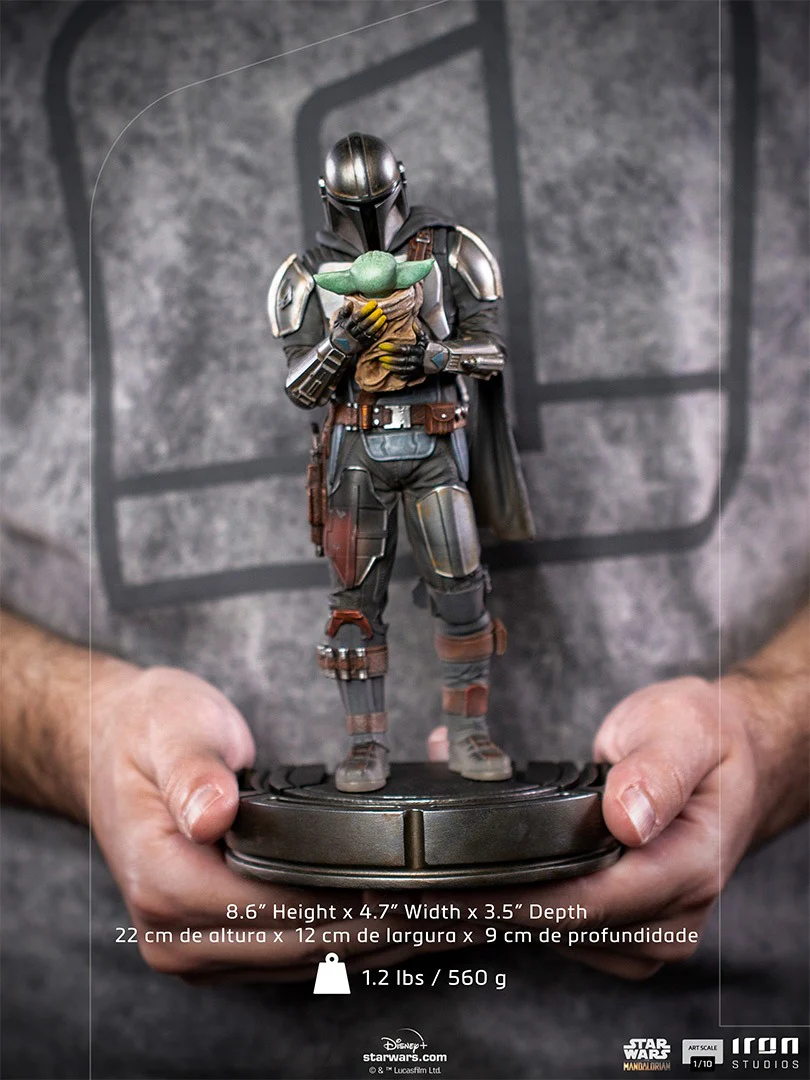 The Mandalorian and Grogu - Star Wars: The Mandalorian - Art Scale 1/10 - Iron Studios - Image 7