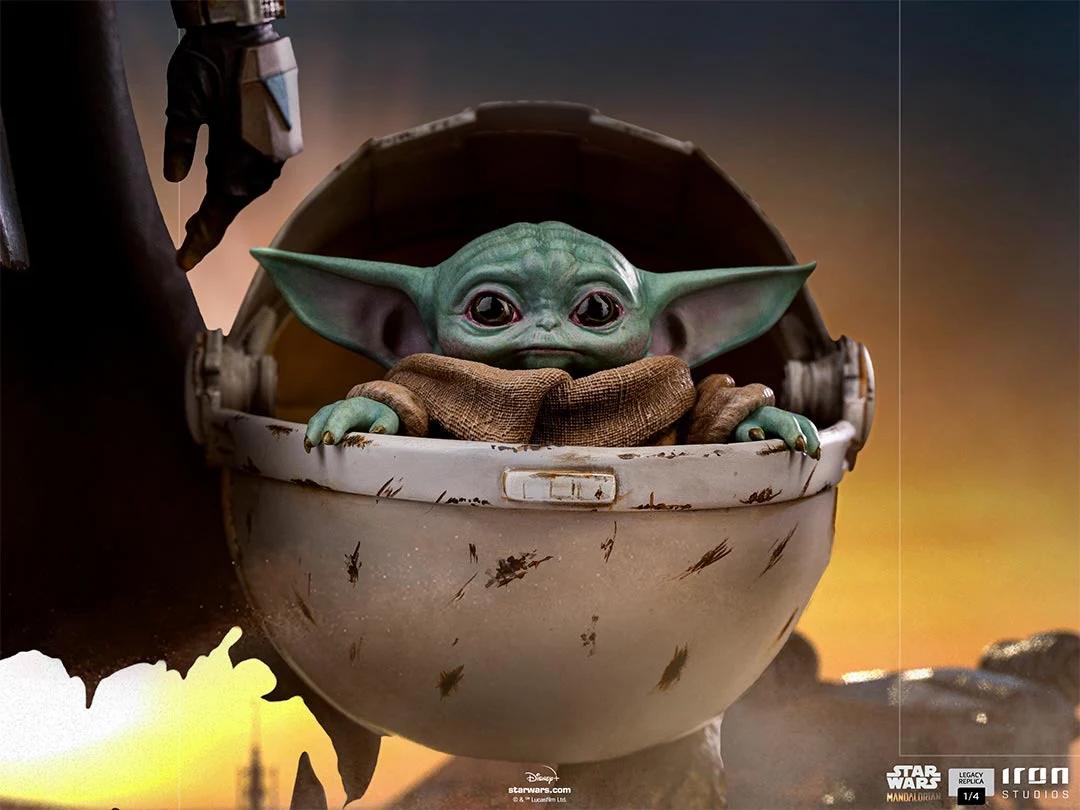 The Mandalorian and The Child - Star Wars: The Mandalorian - Legacy Replica 1/4 - Iron Studios - Image 3