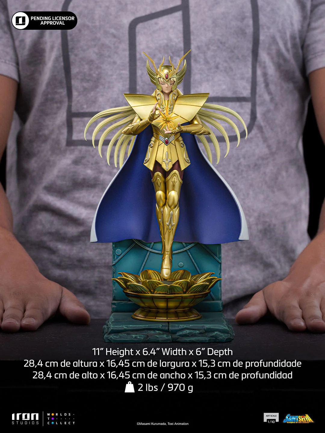 Pre-Order - Statue Virgo Shaka – Saint Seiya – Art Scale 1/10 – Iron Studios - Image 17