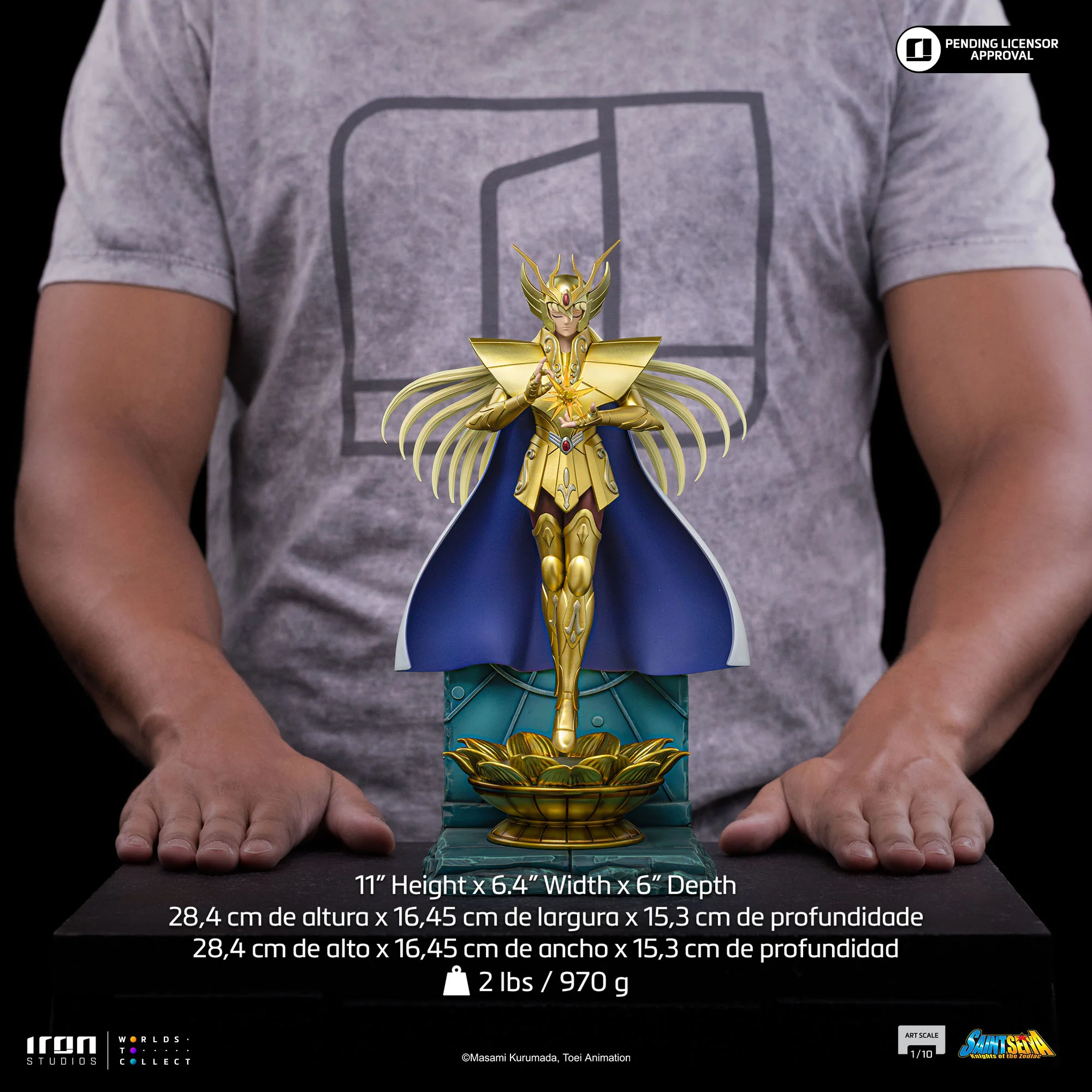 Pre-Order - Statue Virgo Shaka – Saint Seiya – Art Scale 1/10 – Iron Studios - Image 18