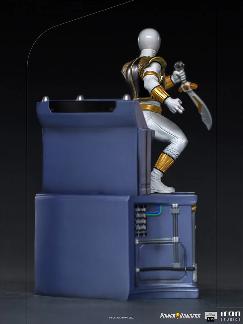 White Ranger - Mighty Morphin Power Rangers - BDS Art Scale 1/10 - Iron Studios - Image 5