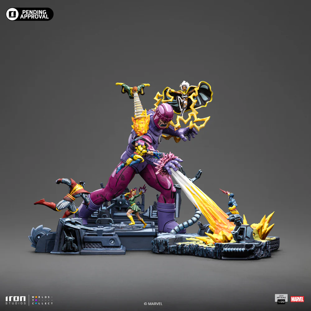 X-Men Danger Room Diorama A (Comics Version) - X-Men - Demi Art Scale 1/20 - Iron Studios - Image 3