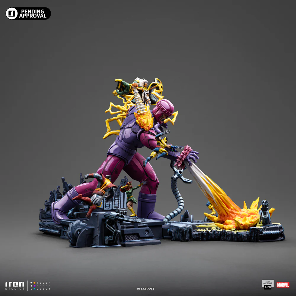 X-Men Danger Room Diorama A (Comics Version) - X-Men - Demi Art Scale 1/20 - Iron Studios - Image 4