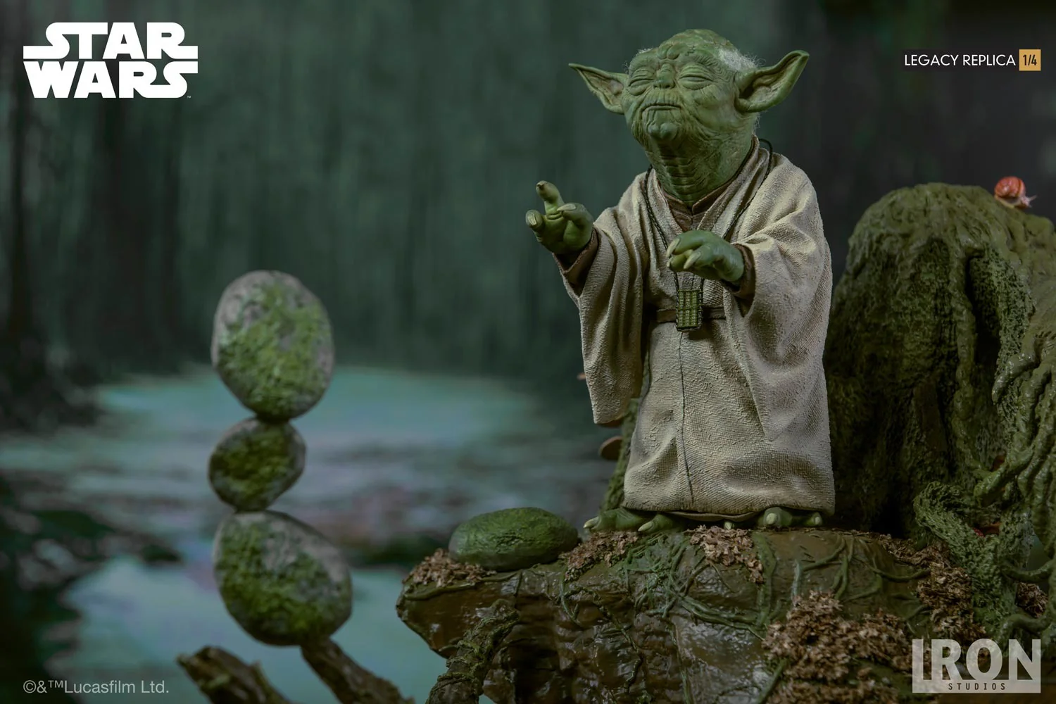 Statue Yoda - Star Wars - Legacy Replica 1/4 - Iron Studios - Image 3